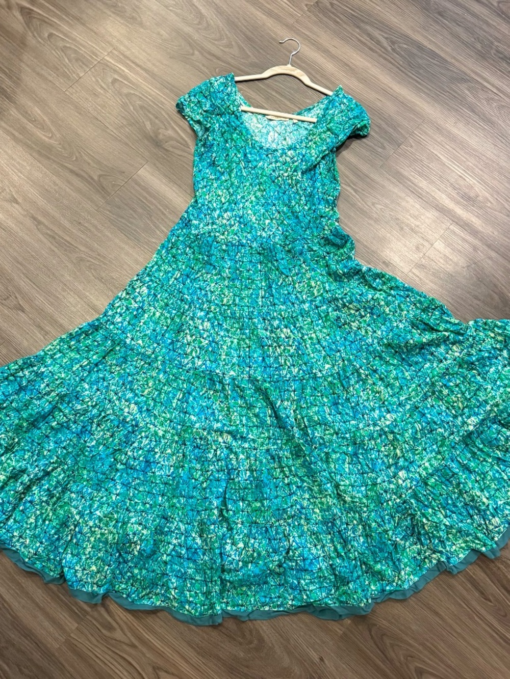 Soft Surroundings Kara (Batik) Maxi Dress SZ XS